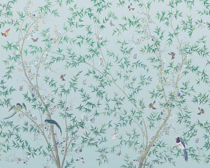 Little Greene Belton Scenic Pavilion 0293ASISLAN Wallpaper