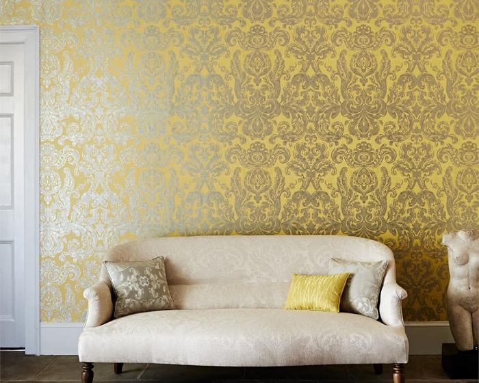 Zoffany Brocatello Mimosa 312116 Wallpaper