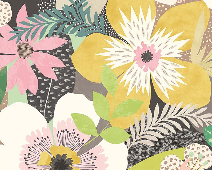OHPOPSI Floral Riot Safari Wallpaper CEP50102W