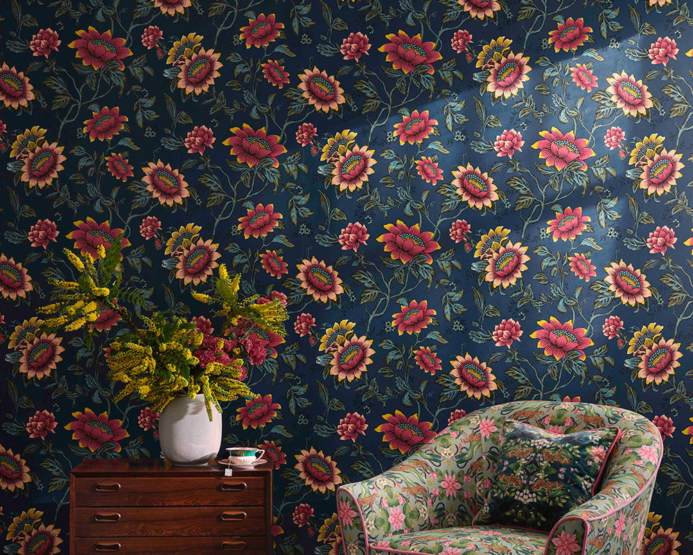 Clarke & Clarke Tonquin Wallpaper in a home