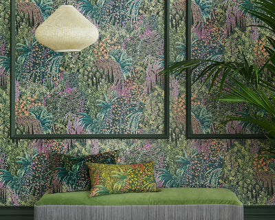 Cole & Son Cascade Wallpaper in panelling