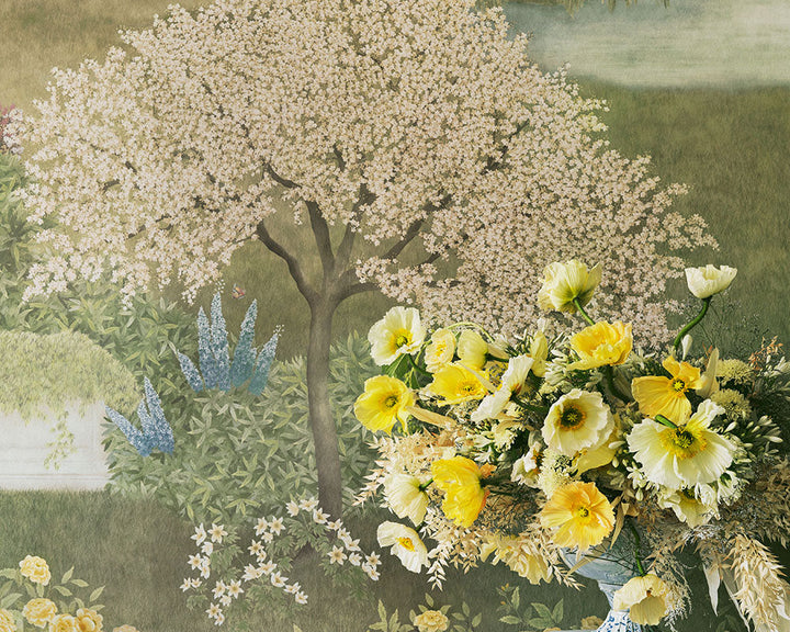Cole & Son Idyll Wallpaper on a wall