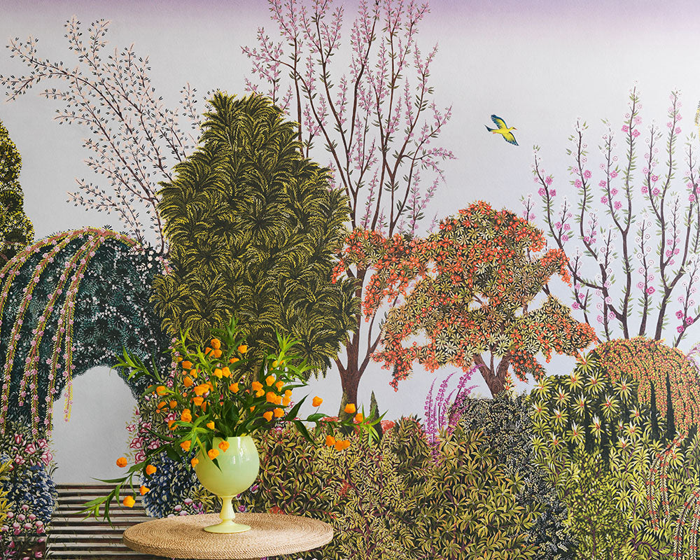 Cole & Son Reverie Wallpaper on a wall
