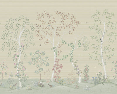 Cole & Son Seasonal Woods Grasscloth Wallpaper