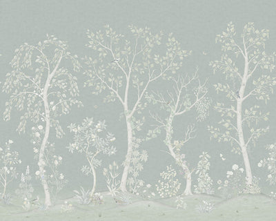 Cole & Son Seasonal Woods Silk Wallpaper 