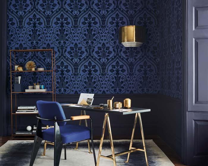 Cole & Son Pugin Palace Flock 116/9035 Wallpaper