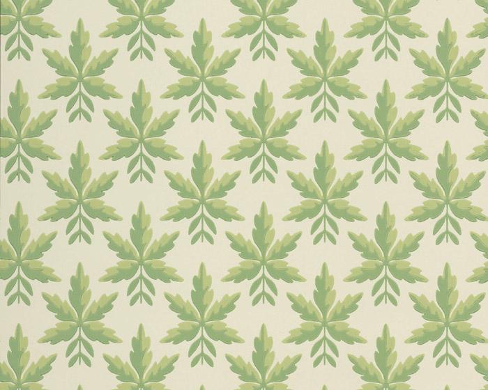 Little Greene Clutterbuck Lodge 0293ASISLAN Wallpaper