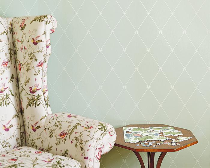 Cole & Son Large Georgian Rope Trellis 100/13064 Wallpaper