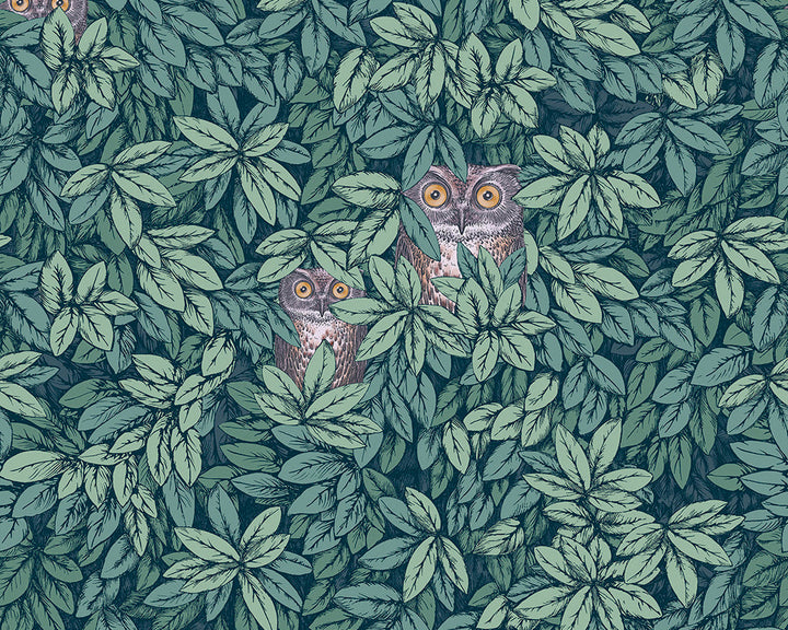 Cole & Son Foglie e Civette Wallpaper 119/9039