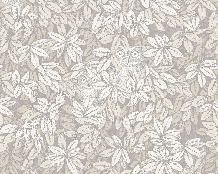 Cole & Son Foglie e Civette Wallpaper