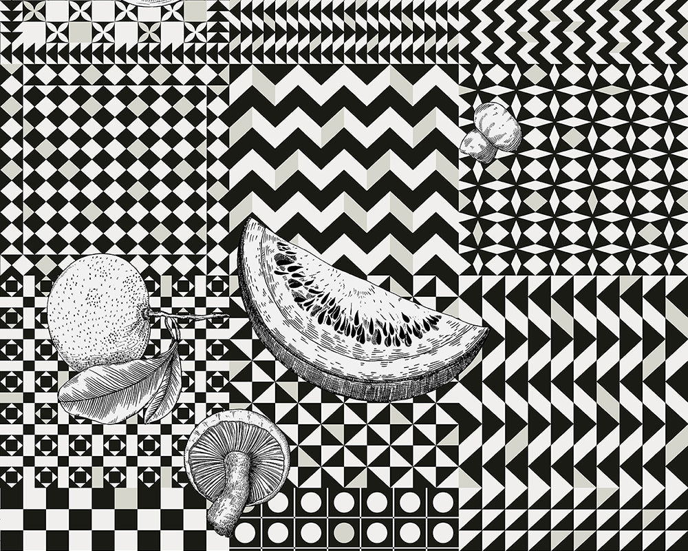 Cole & Son Frutta e Geometrico Wallpaper