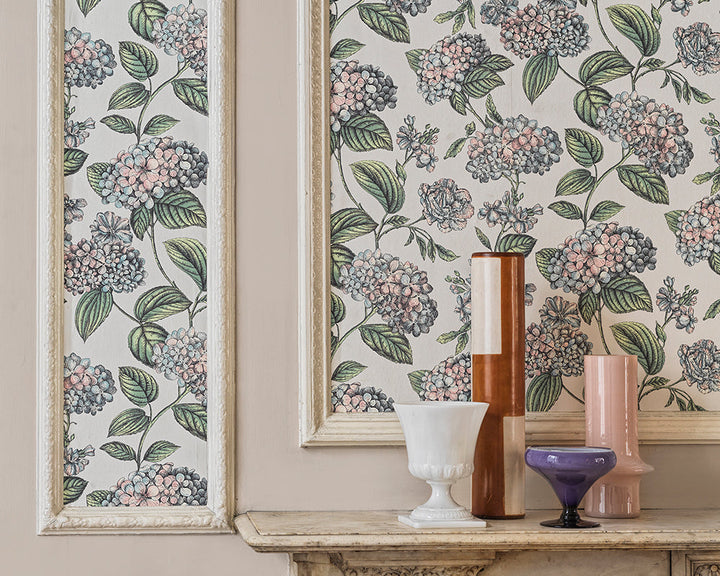 Cole & Son Ramo di Ortensia Wallpaper in a living space