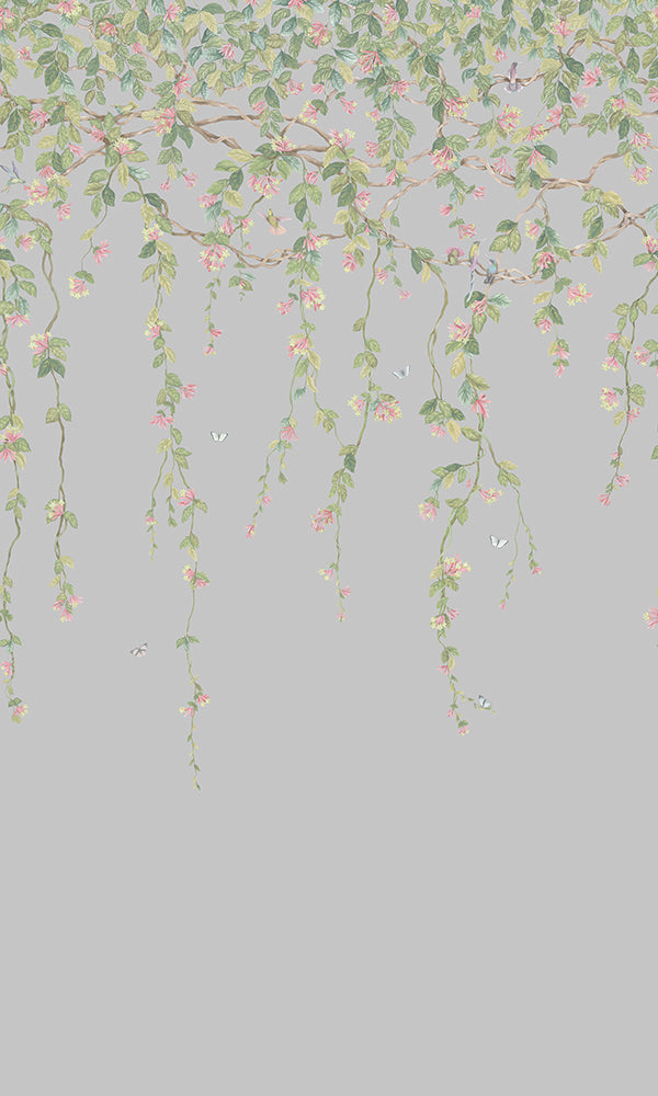 Cole & Son Hummingbirds Flora Wallpaper