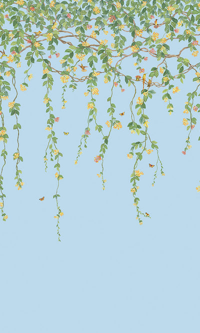 Cole & Son Hummingbirds Flora Wallpaper