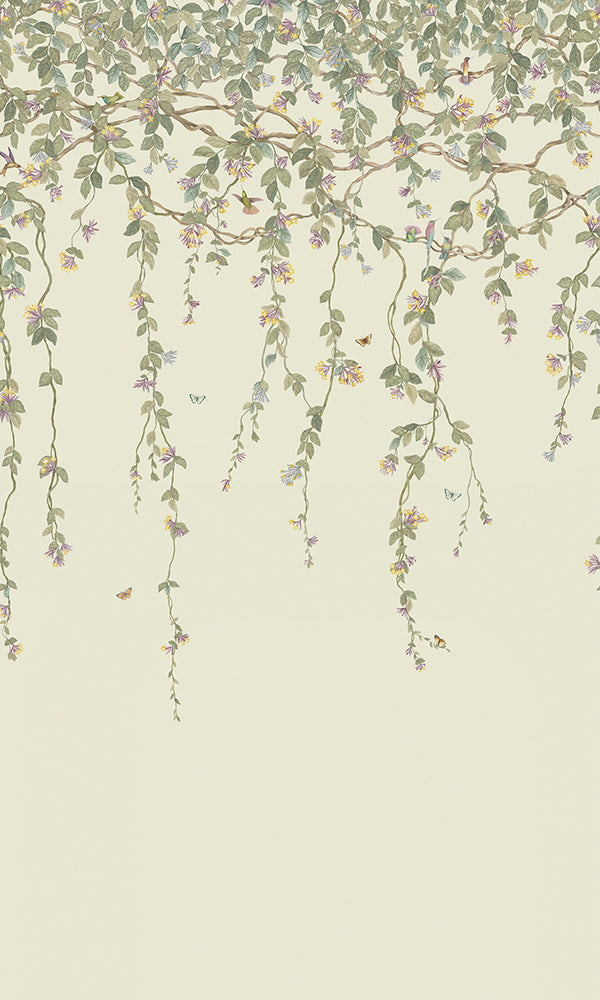 Cole & Son Hummingbirds Flora Wallpaper