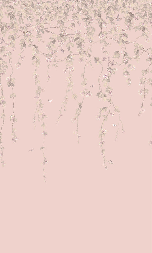 Cole & Son Hummingbirds Flora Wallpaper