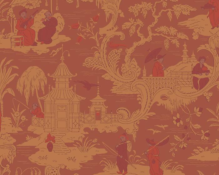 Cole & Son Chinese Toile 100/8041 Wallpaper