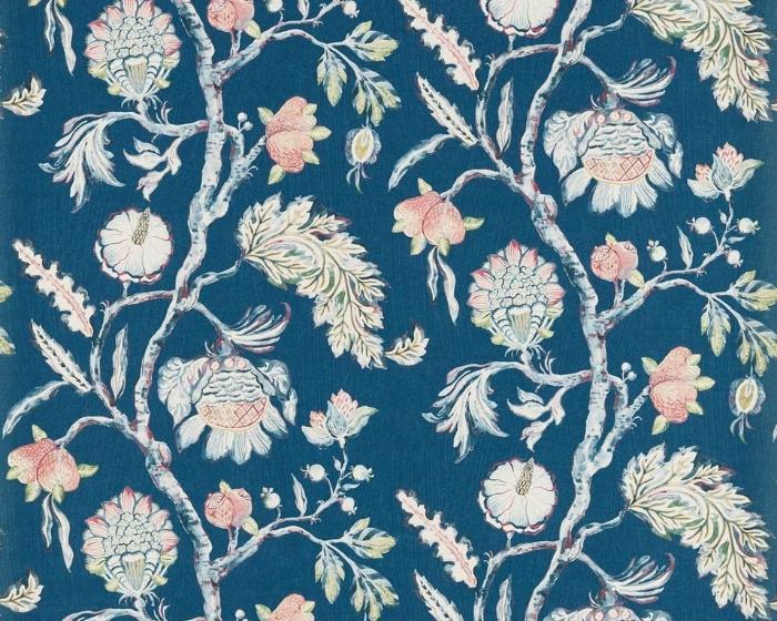 Zoffany Copes Trail Wallpaper Como Blue 312986