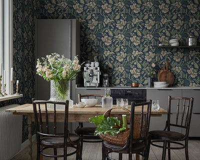Sandberg Daphne Wallpaper in a dining room