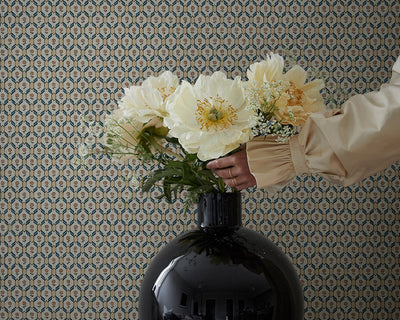 Sandberg Hugo Wallpaper with flowers