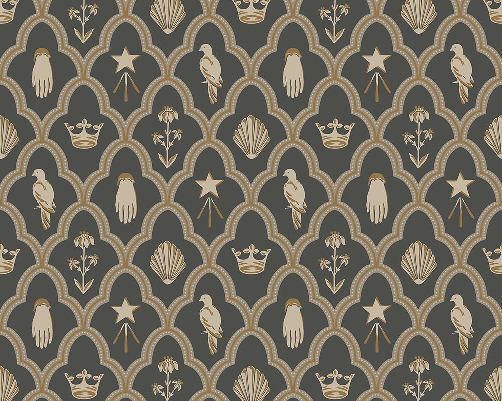 Sandberg Turtledove Barn Wallpaper