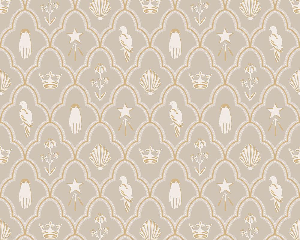 Sandberg Turtledove Barn Wallpaper