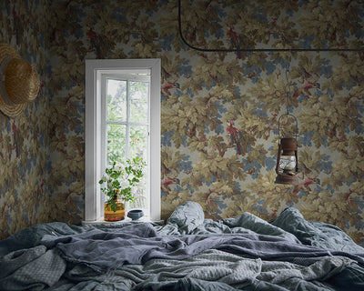 Sandberg Benjamin Wallpaper in a bedroom