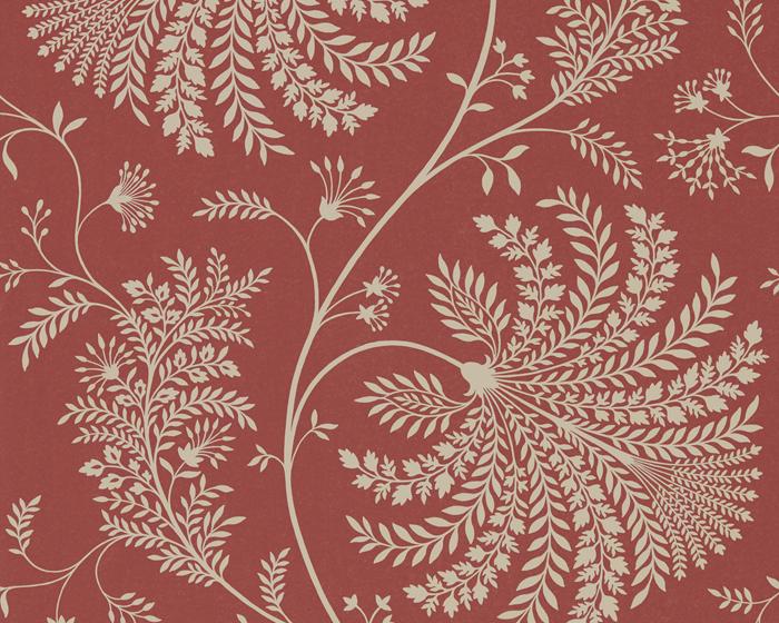 Sanderson Mapperton Russet/Cream 216339 Wallpaper