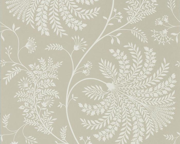 Sanderson Mapperton Linen/Cream 216342 Wallpaper