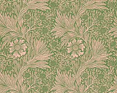 Morris & Co Marigold Pink/Olive 216953 Wallpaper
