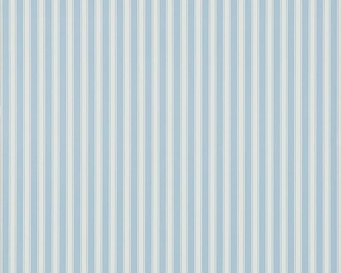 Sanderson New Tiger Stripe Blue/Ivory DCAVTP106 Wallpaper