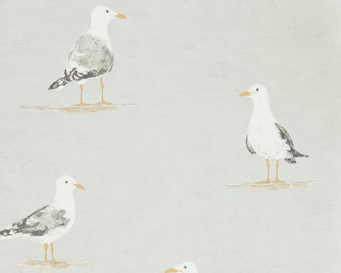 Sanderson Shore Birds Gull 216565 Wallpaper