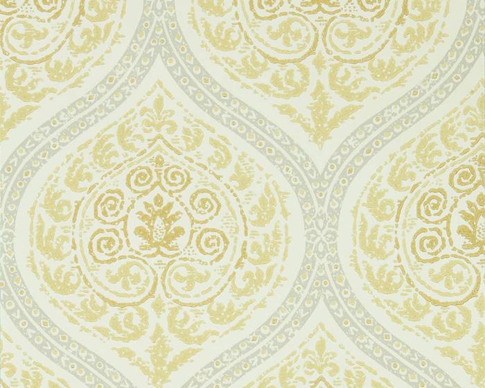 Sanderson Caspian Madurai Lemon 216756 Wallpaper