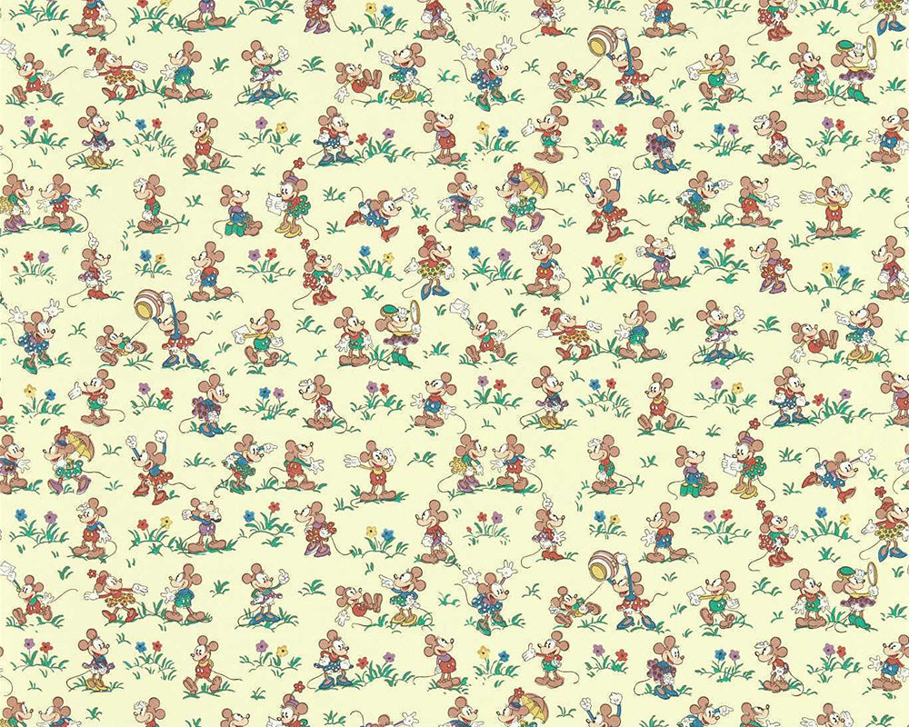 Sanderson Mickey & Minnie Wallpaper