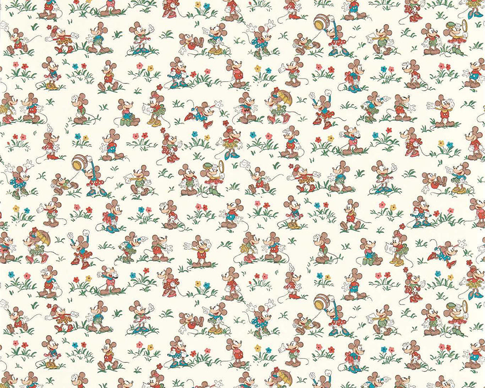 Sanderson Mickey & Minnie Wallpaper