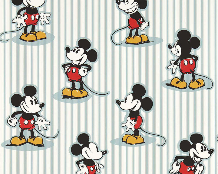 Sanderson Mickey Stripe Wallpaper