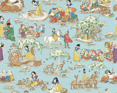 Sanderson Snow White Wallpaper