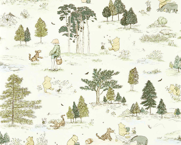 Sanderson Winnie the Pooh Wallpaper