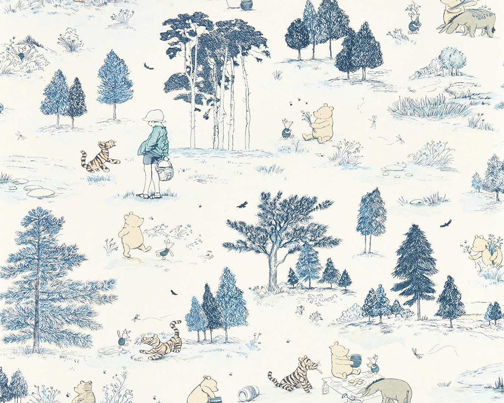 Sanderson Winnie the Pooh Wallpaper