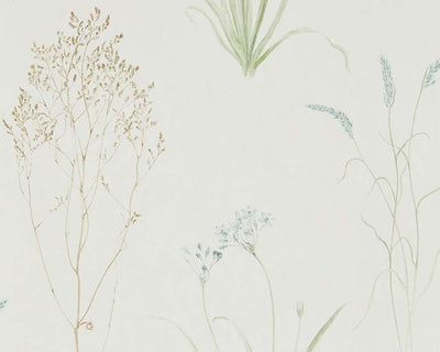 Sanderson Farne Grasses Cream/Sage 216486 Wallpaper