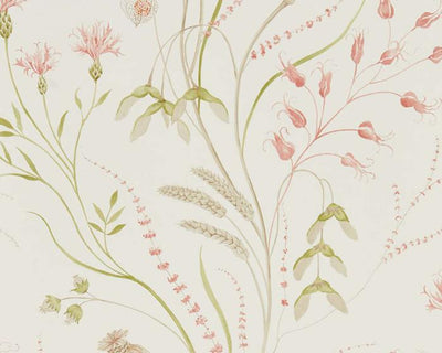 Sanderson Summer Harvest Claret/Olive 216495 Wallpaper