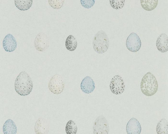 Sanderson Nest Egg Marine Aqua 216504 Wallpaper