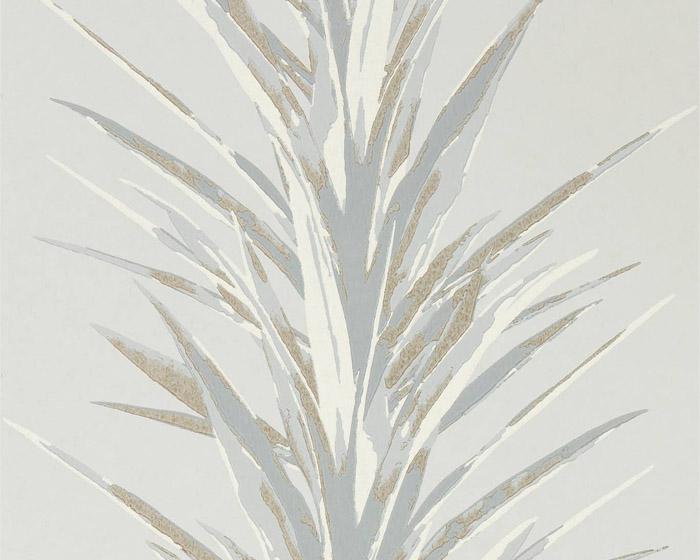 Sanderson Yucca Grey/Gilver 216650 Wallpaper