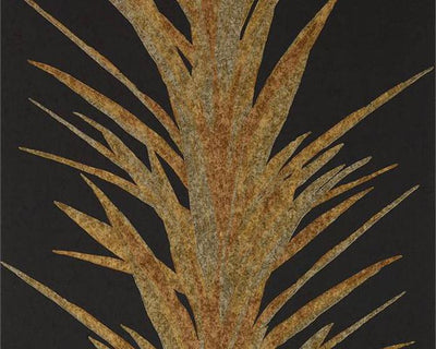Sanderson Yucca Charcoal/Gold 216651 Wallpaper