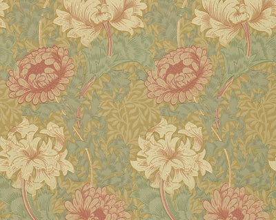 Morris & Co Chrysanthemum Wallpaper WM7612/3