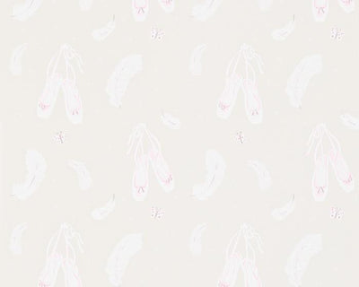 Sanderson Ballet Shoes Vanilla 214021 Wallpaper
