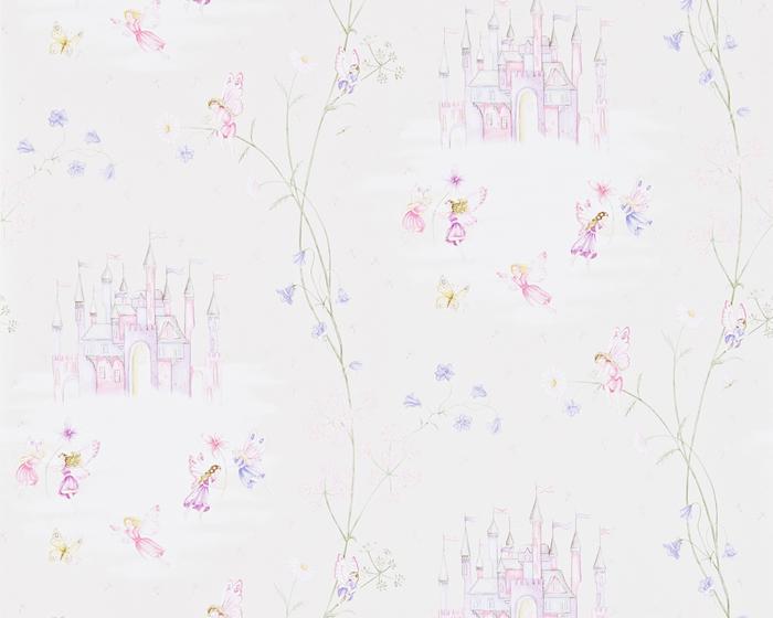 Sanderson Fairy Castle Vanilla 214047 Wallpaper