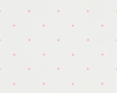 Sanderson Polka Pink/Cream 214049 Wallpaper