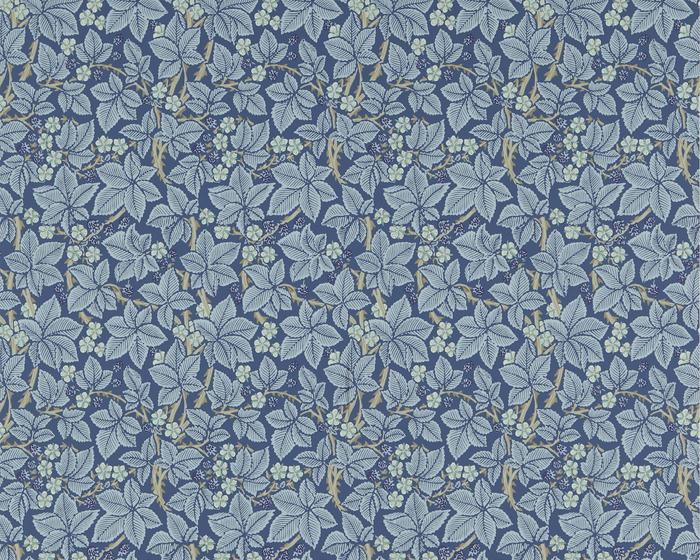 Morris & Co Bramble Indigo 214695 Wallpaper