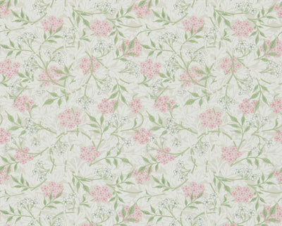 Morris & Co Jasmine Blossom Pink/Sage 214725 Wallpaper